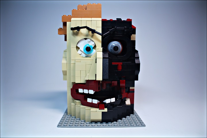 LEGO MOC - 16x16: Character - Two-Face Harvey