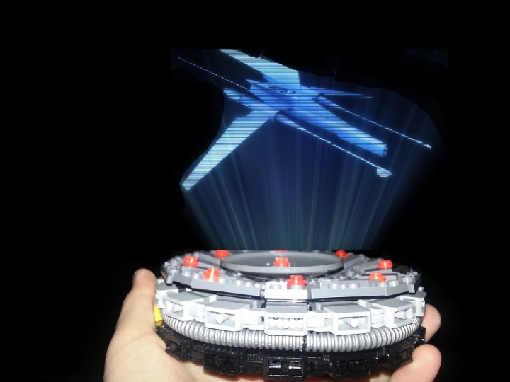 LEGO MOC - 16x16: Technics - ГОЛОГРАММА: Со спецэффектом =)