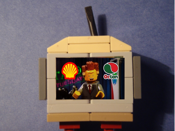 LEGO MOC - 16x16: Technics - Телевизор: и.. наконец-то  началось шоу