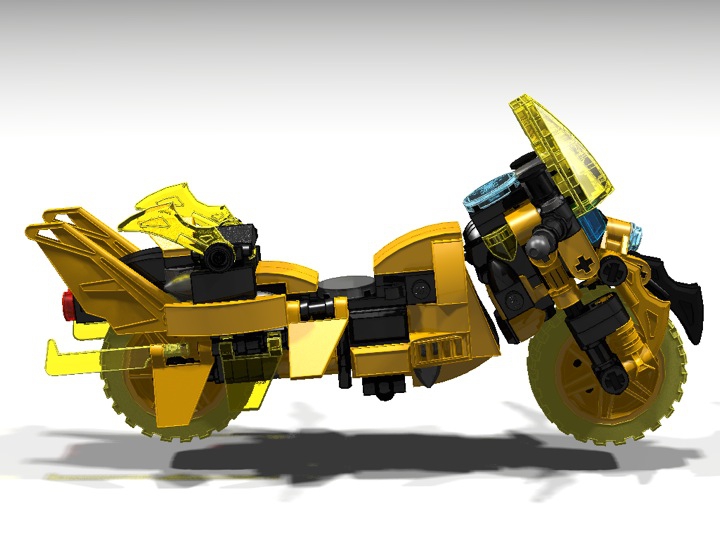 LEGO MOC - Mini-contest 'Lego Technic Motorcycles' - Motorcycle 'Wasp'