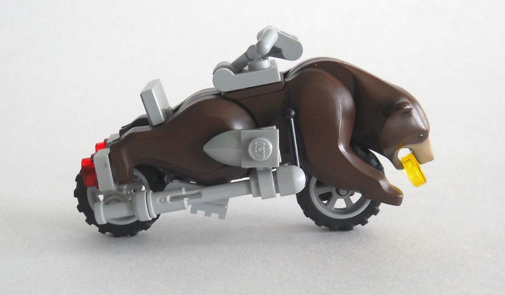 LEGO MOC - Mini-contest 'Lego Technic Motorcycles' - Мотоцикл 'Гризли'