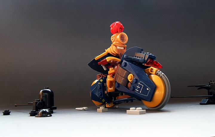 LEGO MOC - Mini-contest 'Lego Technic Motorcycles' - 'Flash' of John Silver II
