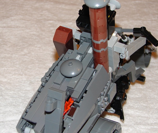 LEGO MOC - Mini-contest 'Lego Technic Motorcycles' - Котёлъ паровой самодвижущийся: Абсолютно новый котёл со специальным лючком для подачи дров и трубой для отвода всего того, чем дышать не очень хочется! 