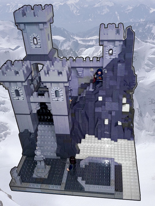 LEGO MOC - LEGO Architecture - Крепость Первых Людей