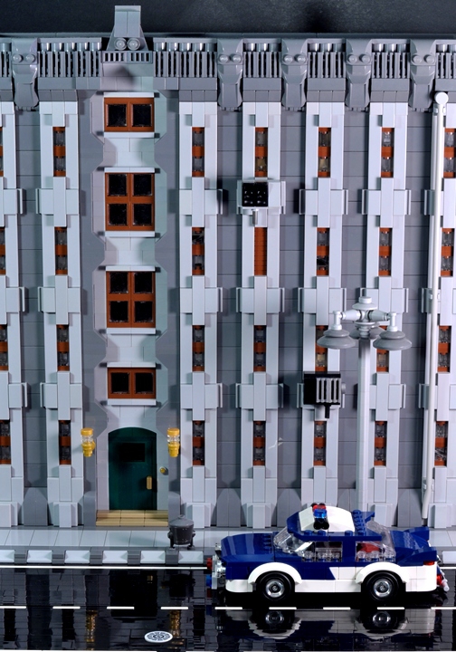 LEGO MOC - LEGO Architecture - NY streets: 'Процветающая' Америка.
