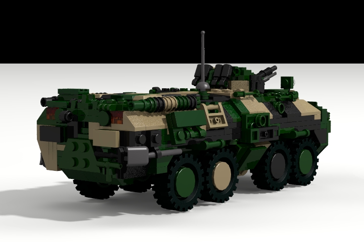 LEGO MOC - LDD-contest '20th-century military equipment‎' - BTR-80