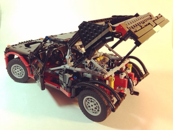 LEGO MOC - Technic-contest 'Car' - peugeot 205 t16 : и на по следок)