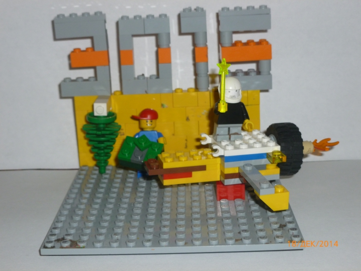 LEGO MOC - New Year's Brick 3015 - Новогодний кубик 3015