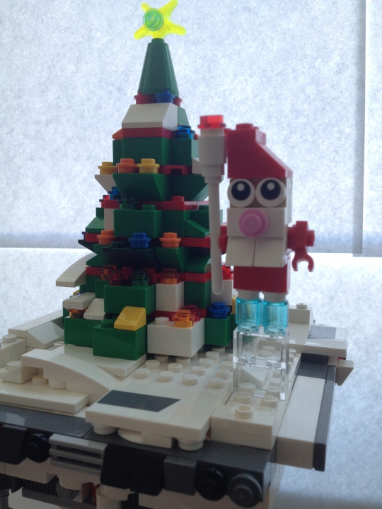 LEGO MOC - New Year's Brick 3015 - Новый год в облаках
