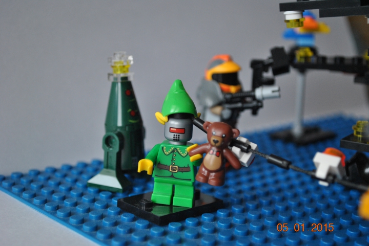 LEGO MOC - New Year's Brick 3015 - Киборги и Новый год