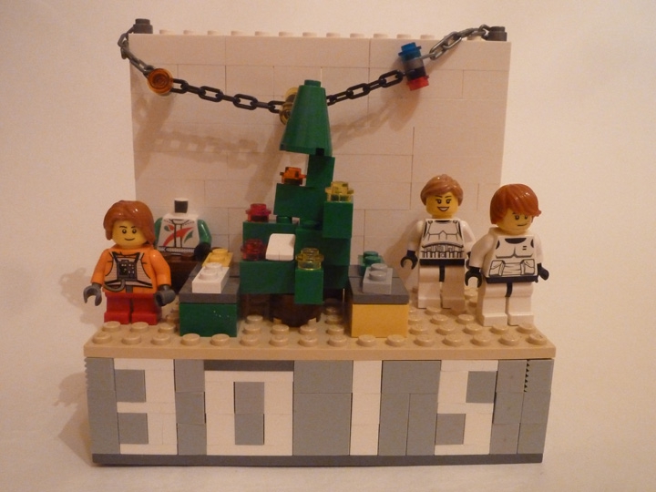 LEGO MOC - New Year's Brick 3015 - Семейный праздник