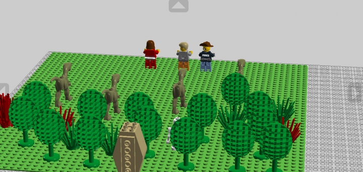LEGO MOC - Jurassic World - погоня