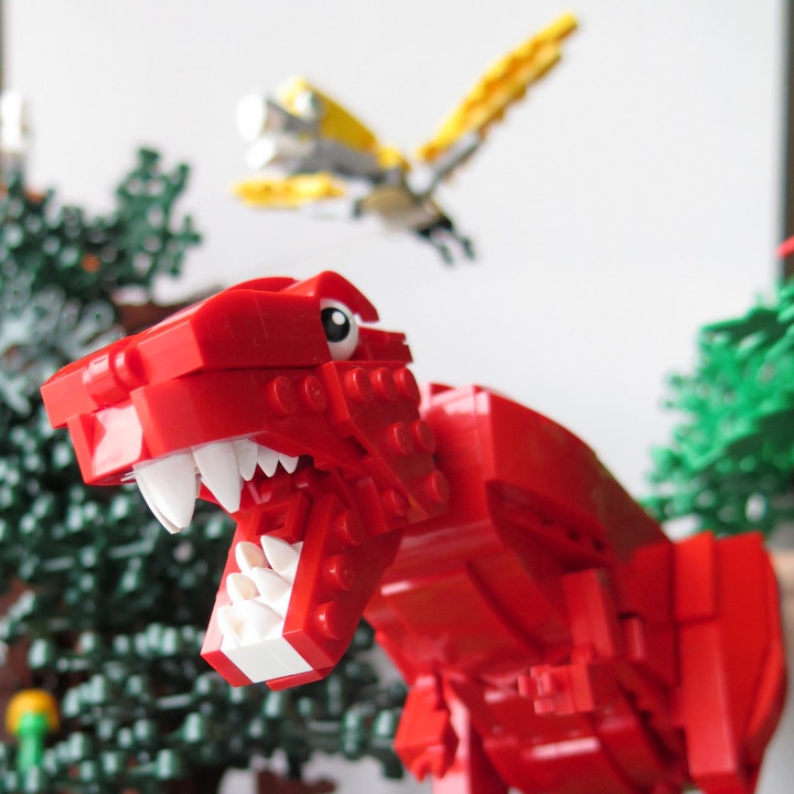 LEGO MOC - Jurassic World - Три стихии: Все боятся его зубов!