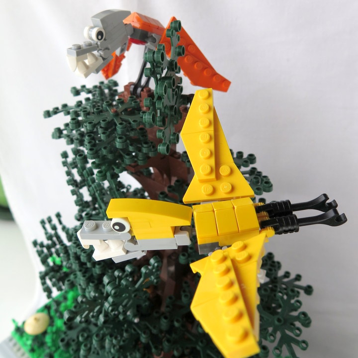 LEGO MOC - Jurassic World - Три стихии: Пара птерозавров