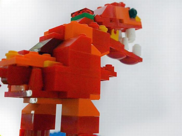 LEGO MOC - Jurassic World - Тираннозавр РЕКС на берегу озера! 