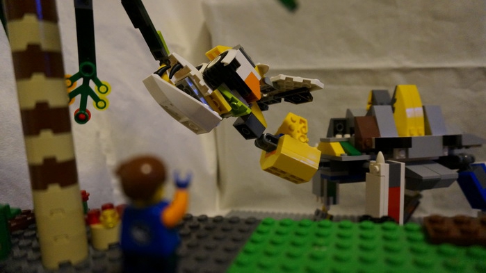 LEGO MOC - Jurassic World - Путешественники во времени: Поездка удалась!