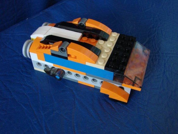 LEGO MOC - Submersibles - Научная подводная лодка: Вид с другой стороны.