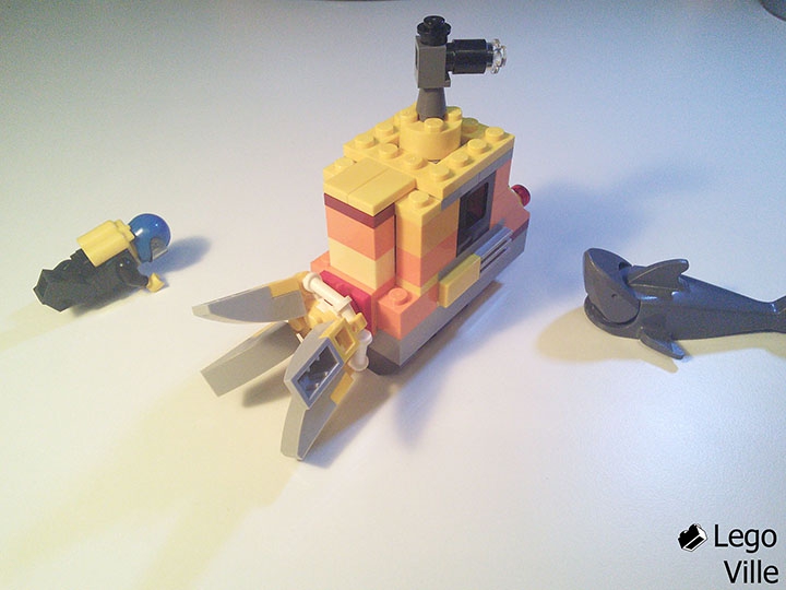 LEGO MOC - Submersibles - Желтая подводная лодка