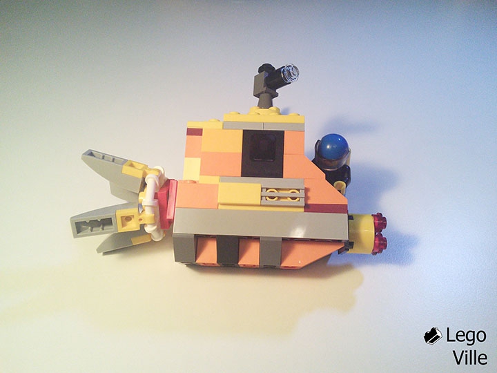 LEGO MOC - Submersibles - Желтая подводная лодка