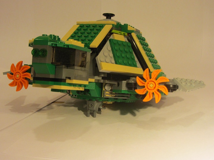 LEGO MOC - Submersibles - Тортилус: Вид спереди.