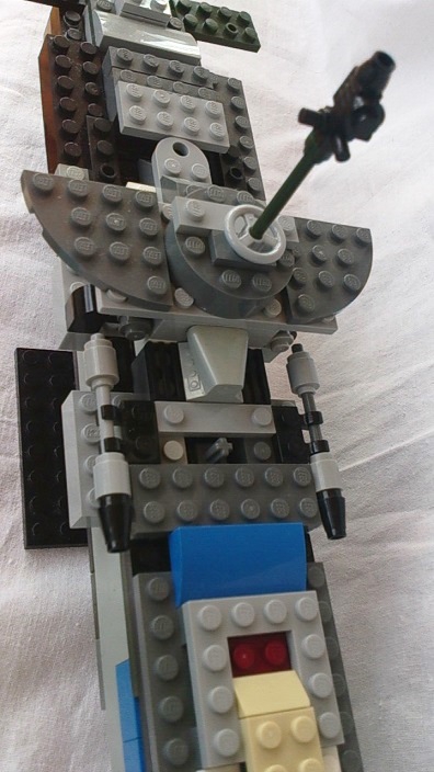LEGO MOC - Submersibles - Подводная лодка 'К-15': Вид сверху - рубка управления лодкой.