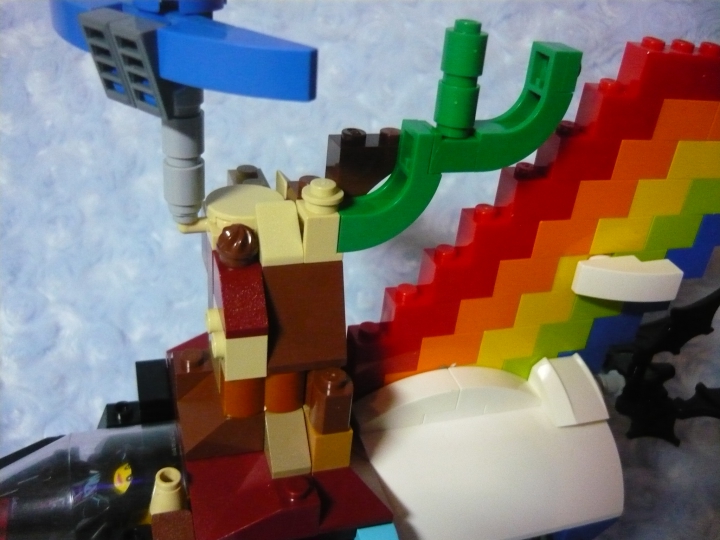 LEGO MOC - Submersibles - 'Спасение из Заоблачной Дали на подлодки мастеров'.: Часть Дикого Запада, с песками, камнями и кактусами.