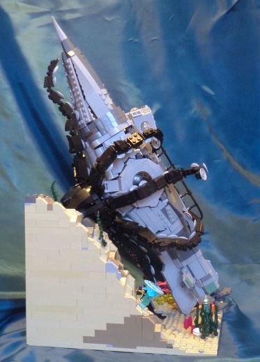 LEGO MOC - Submersibles - In the arms of an octopus