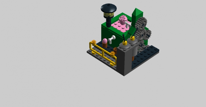 LEGO MOC - Battle of the Masters 'In cube' - ФАБРИКА МОРОЖЕНОГО: Общий вид