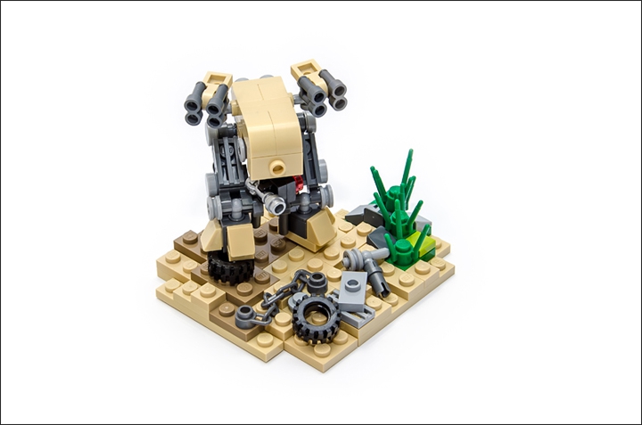 LEGO MOC - Battle of the Masters 'In cube' - DESERT STRIKE: Предназначенный для выполнения операций в странах Южной Азии. Основная задача - первая линия, поиск и уничтожение живой силы противника, а также легкой техники и низколетящих воздушных целей.