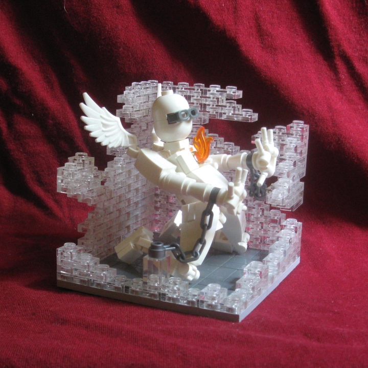 LEGO MOC - Battle of the Masters 'In cube' - Зажатый в рамки