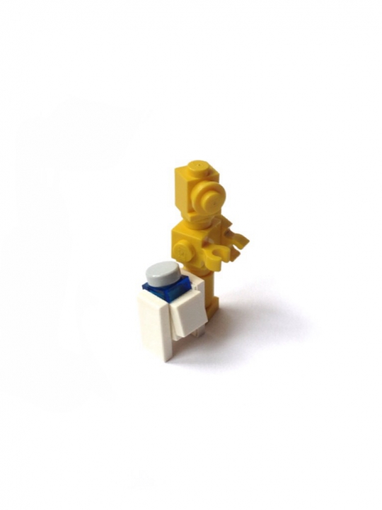 LEGO MOC - Battle of the Masters 'In cube' - Jabba the Hutt. Star wars episode VI. Return of the Jedi : R2d2 и 3р0