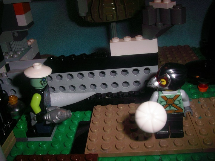 LEGO MOC - Инопланетная жизнь - Планета Макануйя: Макануйцы переглянулись:<br />
Надо выбирать нового вождя!