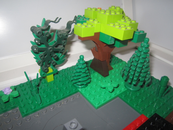 LEGO MOC - Инопланетная жизнь - Оpponunt-13. Линия контраста.: ... зеленая растительность...