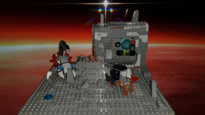 LEGO MOC - Инопланетная жизнь - Жизнь на планета Ореол: Конечно, на этой планете существует жизнь. Но каждое живое существо должно беречь её, как зеницу ока. Ведь на Ореоле обитает огромное число хищников, которые не откажутся от добычи.