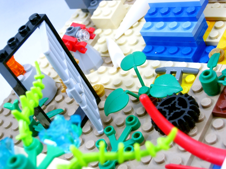 LEGO MOC - Инопланетная жизнь - Однажды на планете Пескор: Следы цивилизации.
