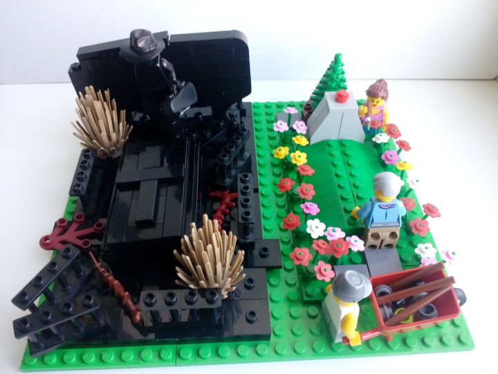 LEGO MOC - Joy and Sadness of Great Victory - Память. День сегодняшний...