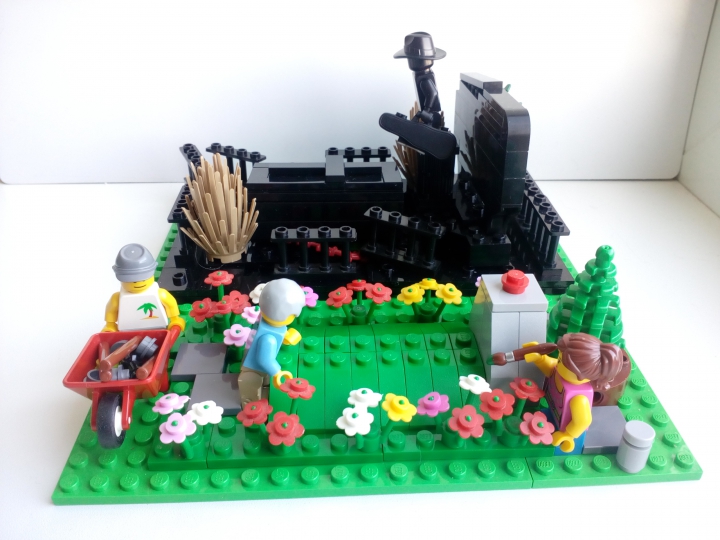 LEGO MOC - Joy and Sadness of Great Victory - Память. День сегодняшний...