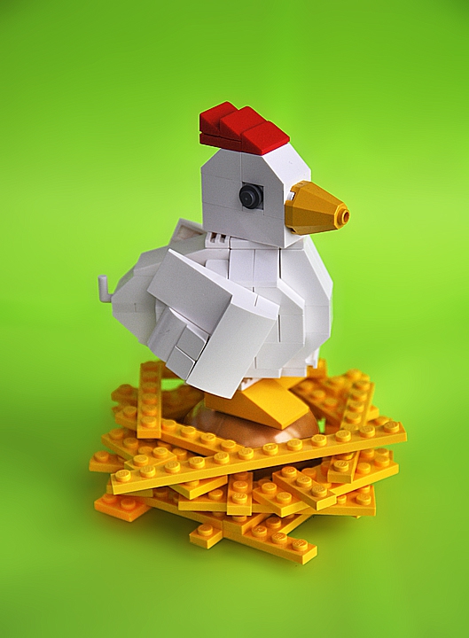 LEGO MOC - Russian Tales' Wonders - Assia and the Hen with the Golden Eggs 