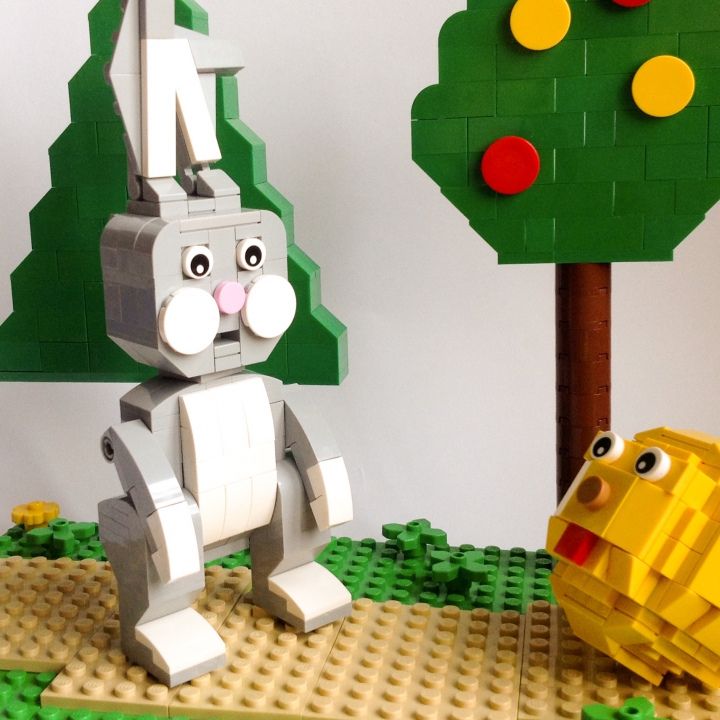 LEGO MOC - Russian Tales' Wonders - Колобок и Заяц: Колобок, колобок, я тебя съем!