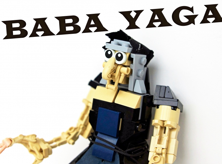 LEGO MOC - Russian Tales' Wonders - Путь Яги: Мадам Яга удивлена заморским шрифтом