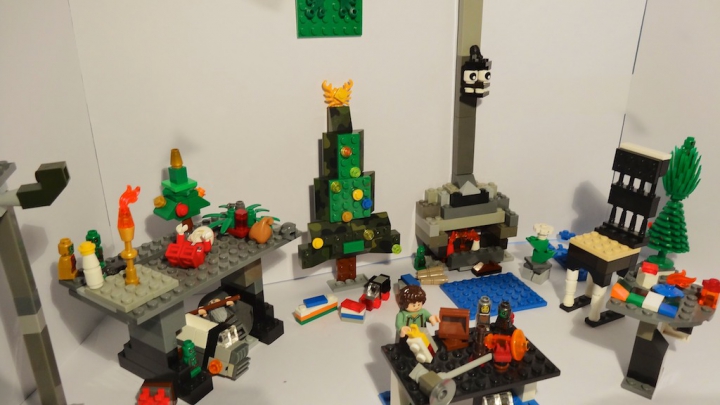LEGO MOC - New Year's Brick 2017 - Новый Год в Средиземье: Декорации