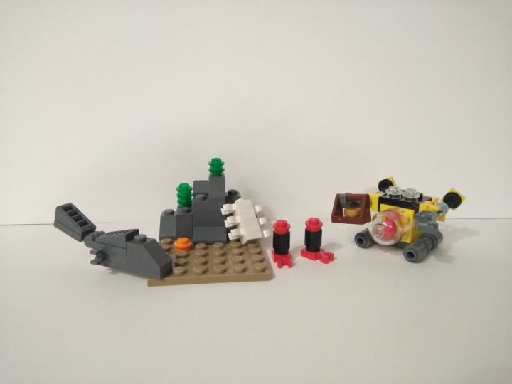 LEGO MOC - Contests of miniatures. DEEP SEA SUBMARINE - Deep Sea Submarine