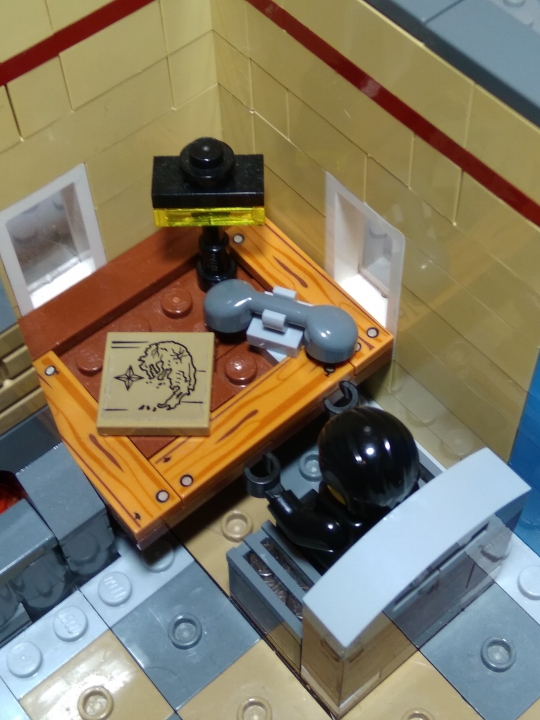 LEGO MOC - Detective Contest - Офис детектива: Детектив на работе 
