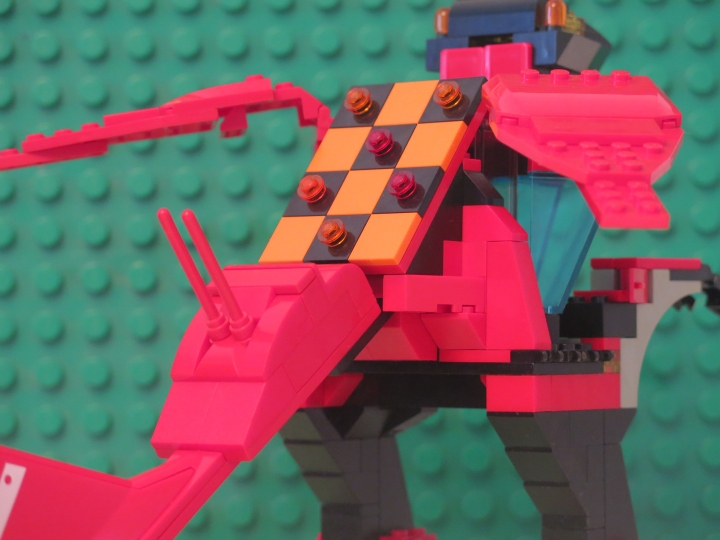 LEGO MOC - Fantastic Beasts And Who Dreams Of Them - Красный хрустальный дракон