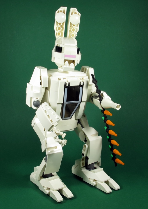 LEGO MOC - 16x16: Mech - Белый Кролик: Заинька, попляши!<br />
Беленький, попляши!
