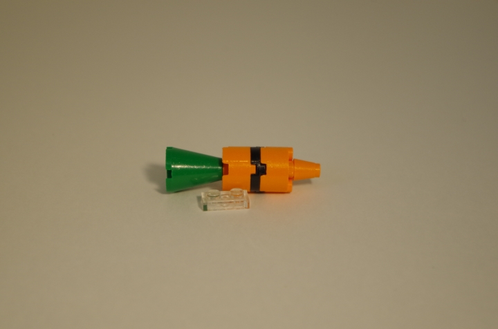 LEGO MOC - 16x16: Botany - Овощи на грядке: Маленькая морковка.