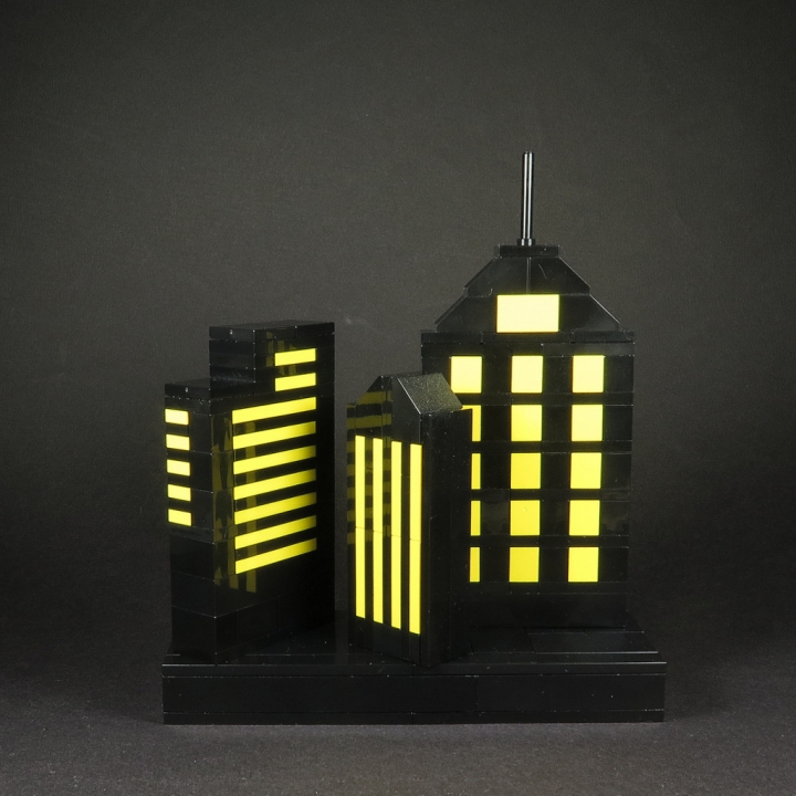LEGO MOC - 16x16: Batman-80 - Gotham City: Город, который никогда не спит