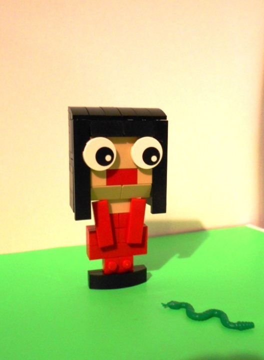 LEGO MOC - 16x16: Chibi - В ужасе: Вот как она испугалась!