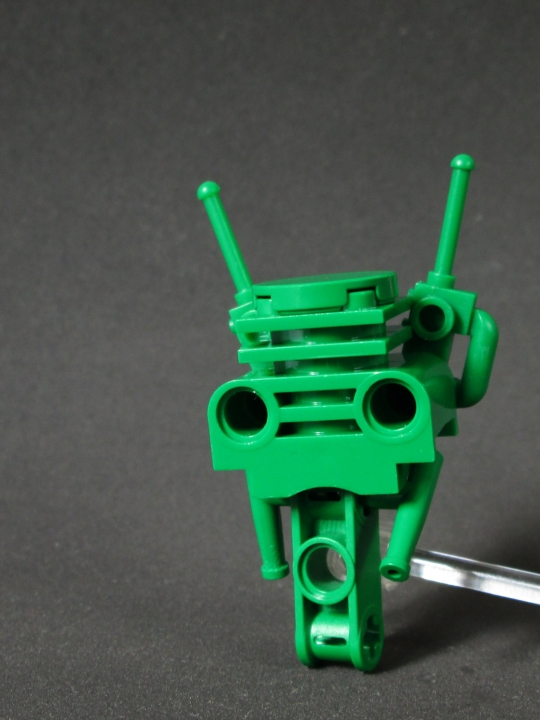 LEGO MOC - 16x16: Chibi - Зелёный Человечек