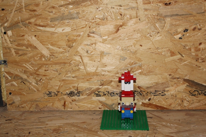 LEGO MOC - 16x16: Chibi - Марио: М: - Ой, больно.<br />
Г: - Хи-хи-хи!